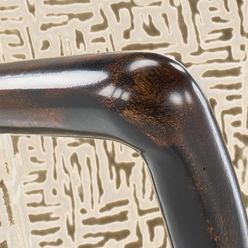 Lakewood armchair, cocoa, wood, mahogany — View 3