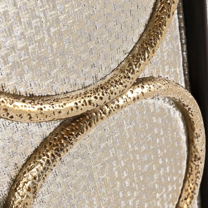 Bangle chair, golden, wood, beech, metal, steel — View 3