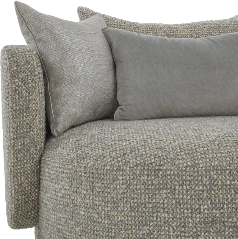 Soledad swivel lounger, wood, metal, stainless — View 4