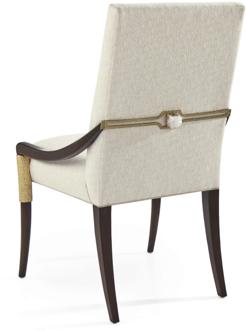 Savona side chair, string, wood, beech, metal, aluminum, stone, quartz — View 5