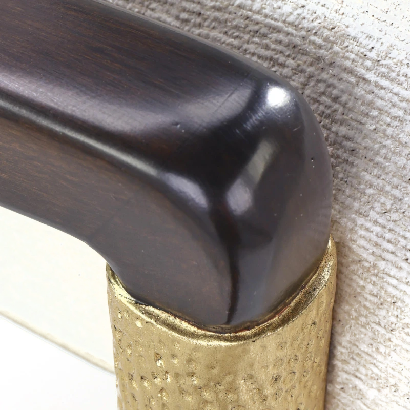 Savona side chair, string, wood, beech, metal, aluminum, stone, quartz — View 2