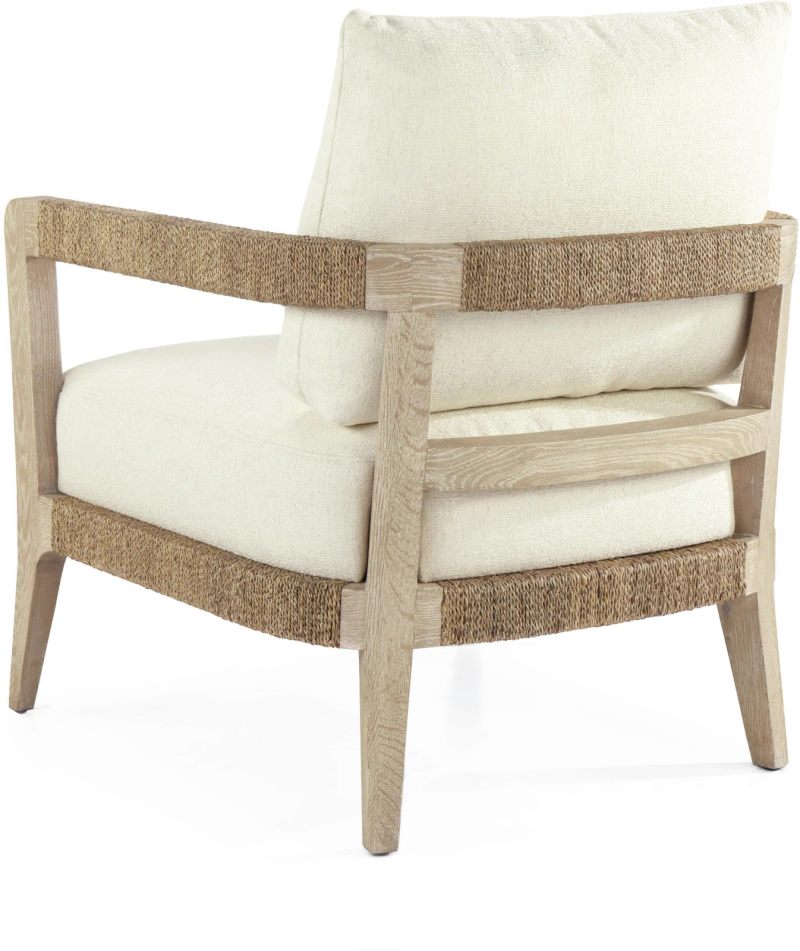 Marina armchair, wood, oak, rope — View 4