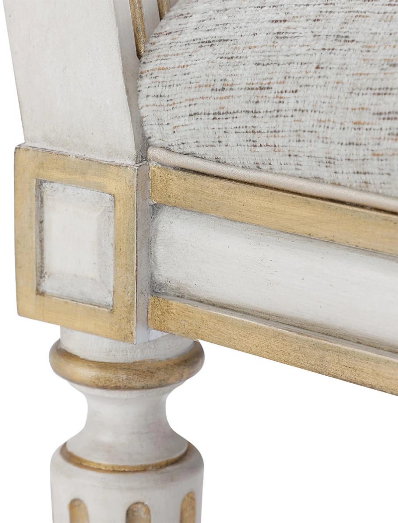 Vallejo dining chair, crème, wood, beech — View 3