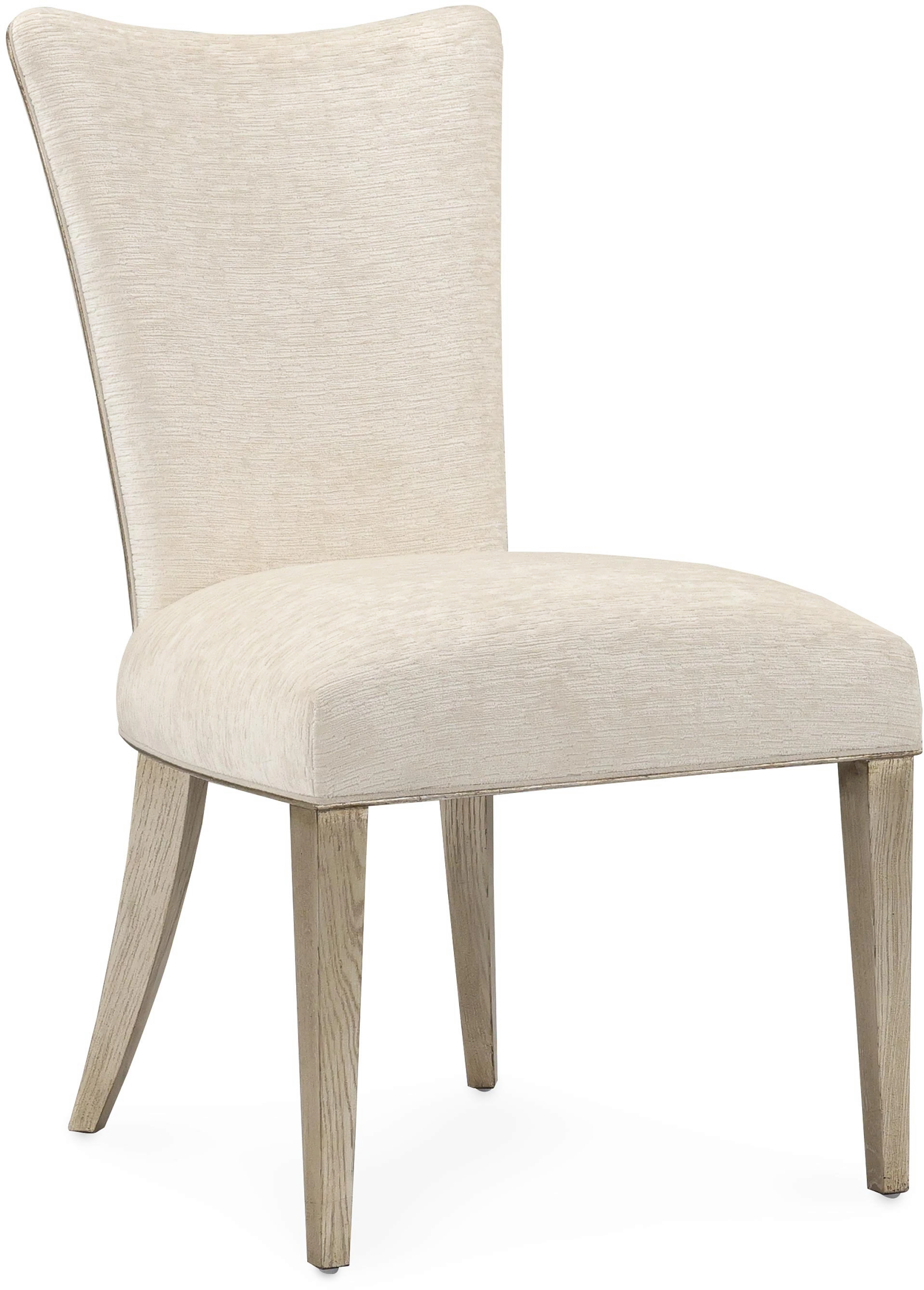 Bangle dining chair, cream, wood, oak