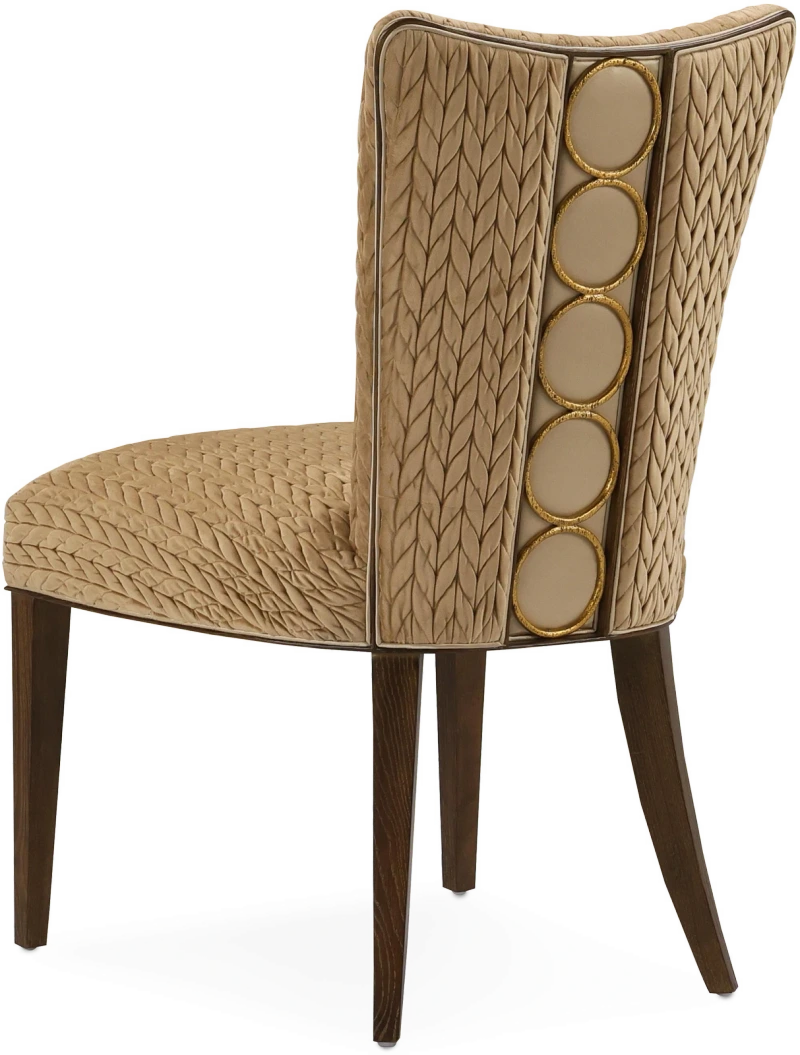 Bangle dining chair, sand, wood, oak — Veduta 2