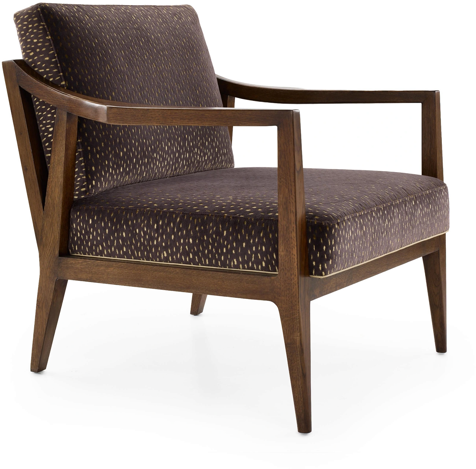 Pointe armchair, stone, french oak, wood