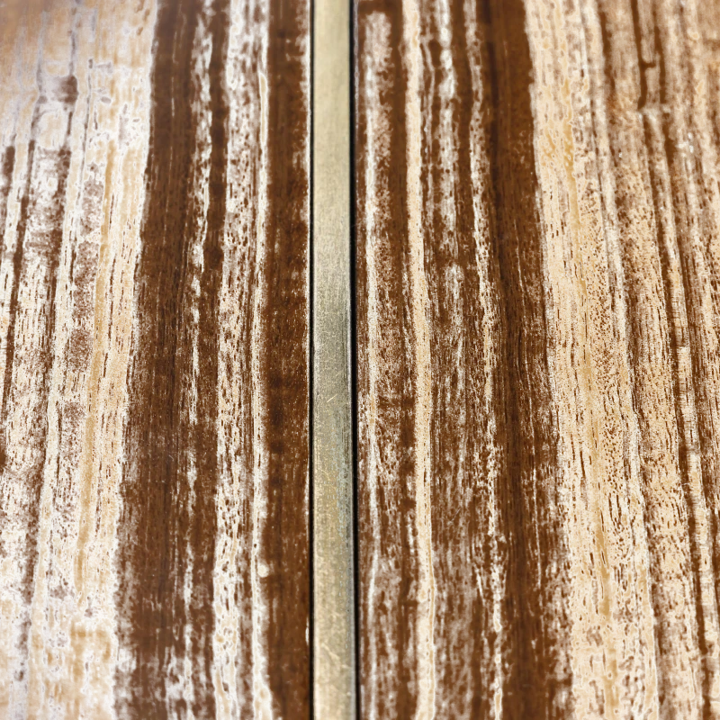 Altillo console table, wood, eucalyptus, metal, steel — Veduta 3