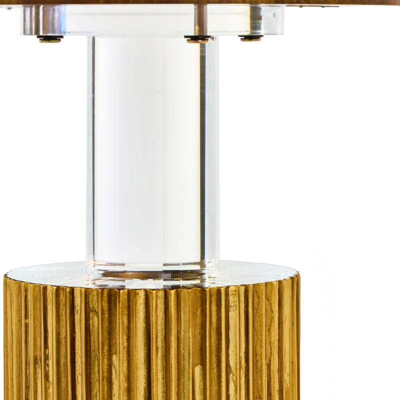 Beacon side table, wood, oak, acrylic — View 3