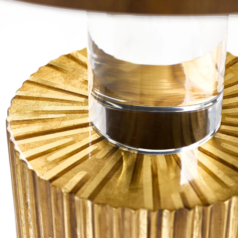Beacon side table, wood, oak, acrylic — View 4