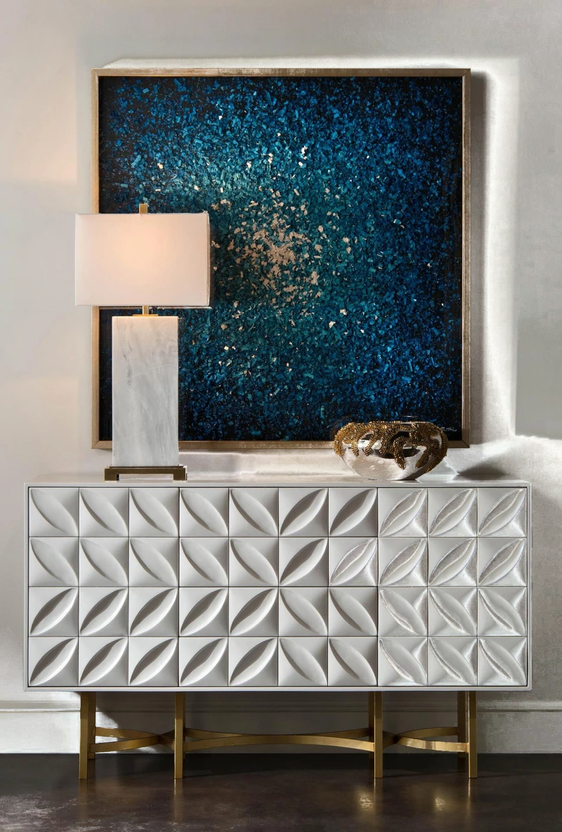 Ghost White credenza, wood, metal — Ujęcie 5