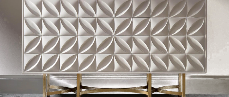 Ghost White credenza, wood, metal — Ujęcie 6