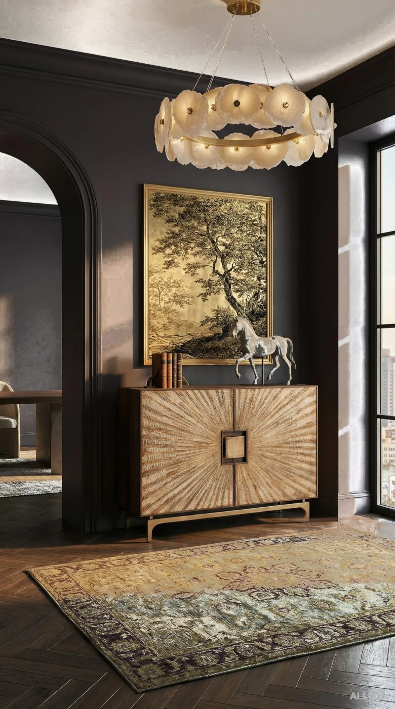 Nova chest, two doors, wood, eucalyptus, metal, steel — View 4