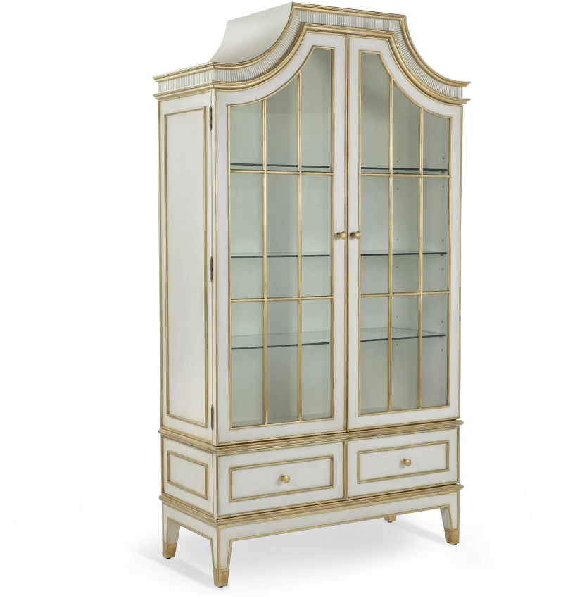 Vallejo cabinet, wood, beech, wood, celtis, tempered glass, metal, steel — View 2
