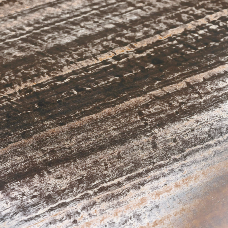 Terrain cabinet, two doors, eucalyptus smoke figured quarter veneer, glass, metal, steel — Veduta 3