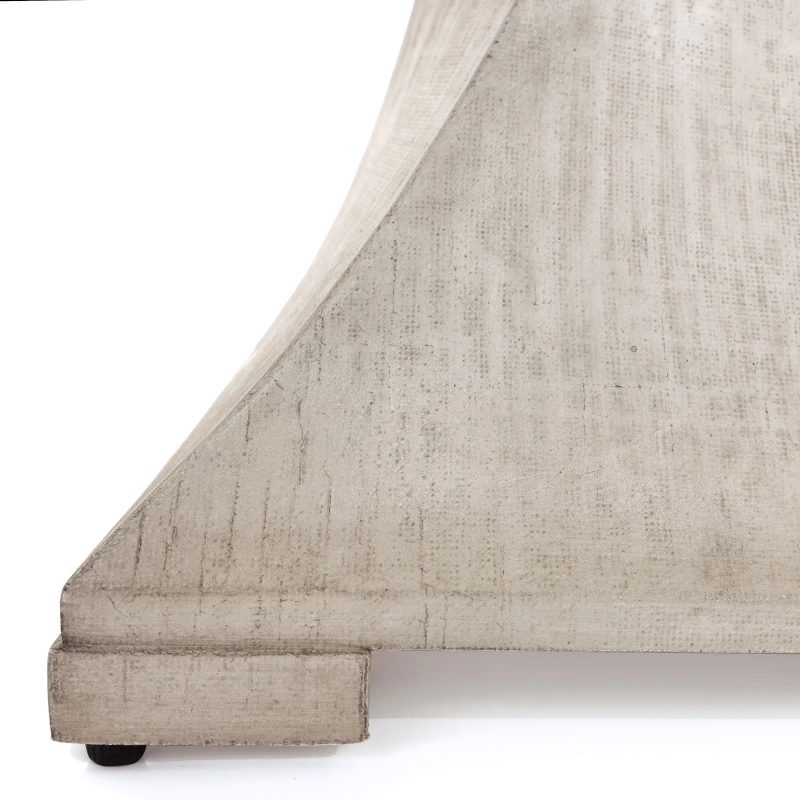 Lavertezzo dining table, small, wood, celtis, fabric, burlap — View 5