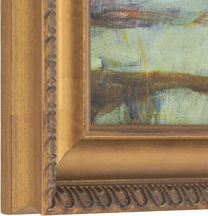 On the Bank, Shelley Bolton, framed canvas, wood — View 3