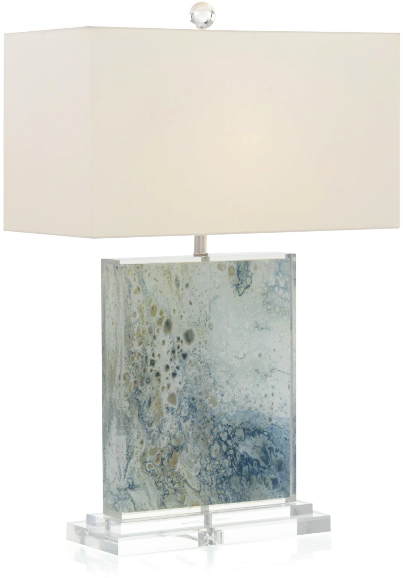 Pavo table lamp, acrylic — View 2