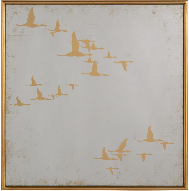 Migration mirrors, set of nine, wood, acacia, glass — View 2