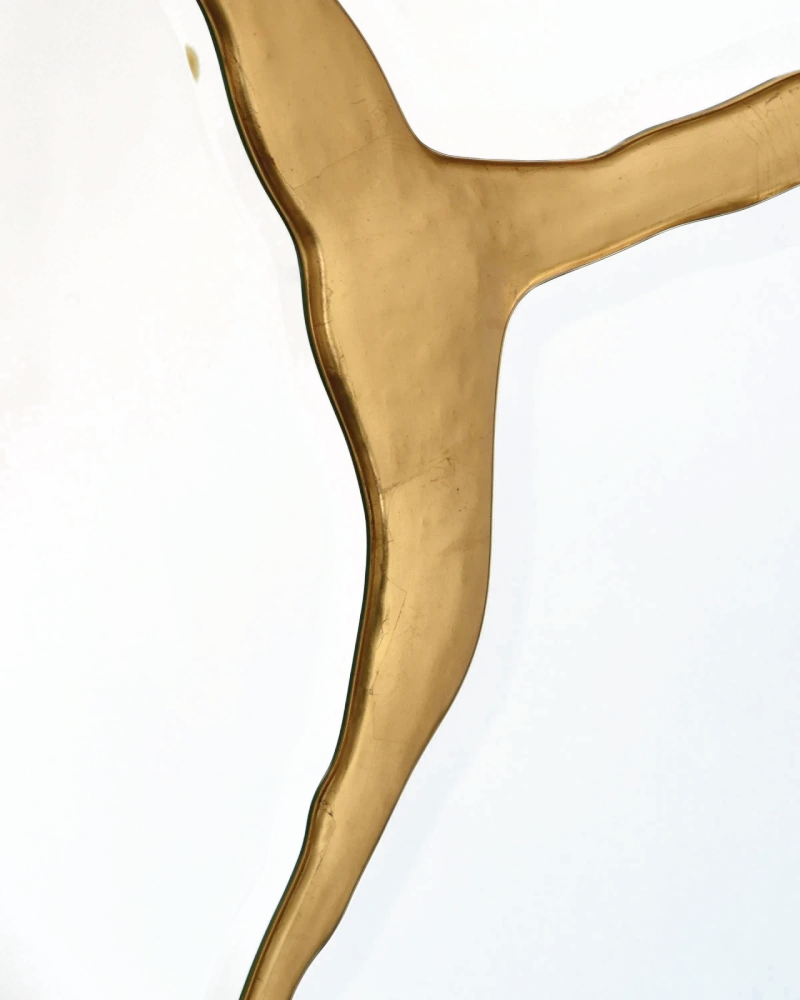 Ravine mirror, gold, mirror, bevel — View 2