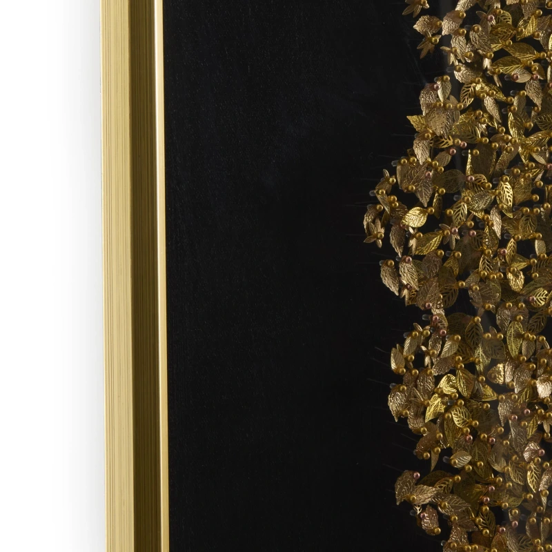 Shimmering Silhouette II, Tony Fey, metal, glass, wood — Ansicht 3