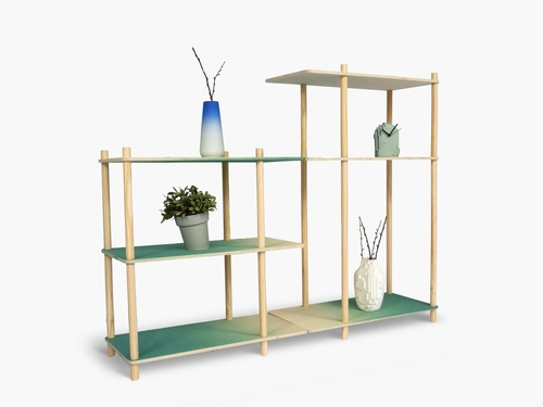 Gradient Modular Shelving System – Customizable Storage by Studio Lorier