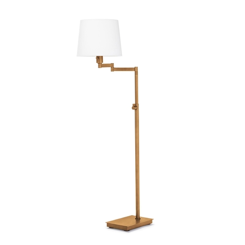Virtue Floor Lamp – Natural Brass