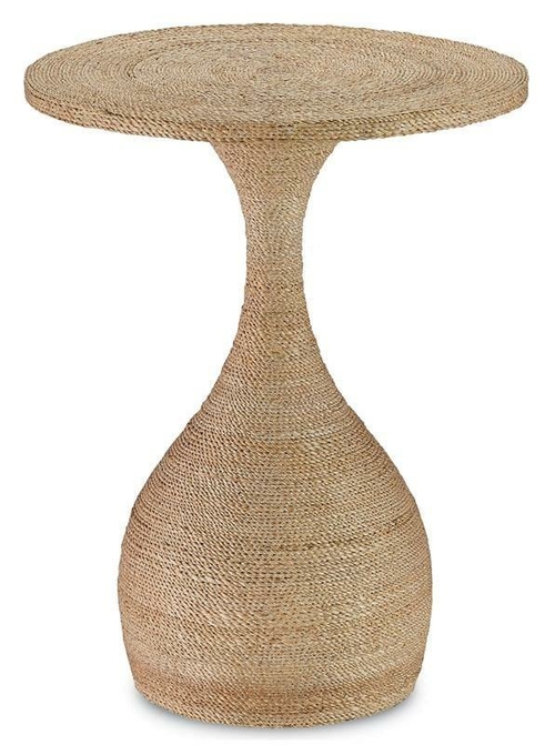 Simo Accent Table – Natural Abacá Rope