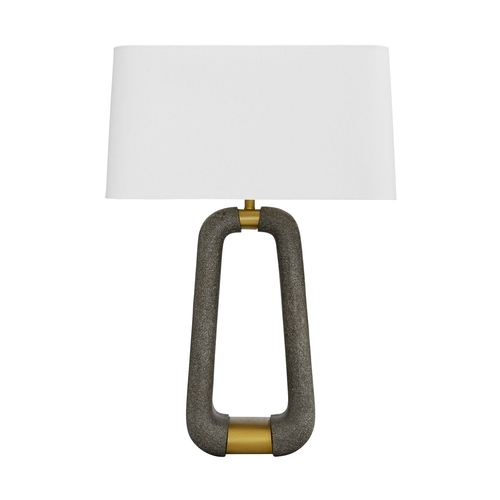 Equestrian Table Lamp – Graphite & Antique Brass