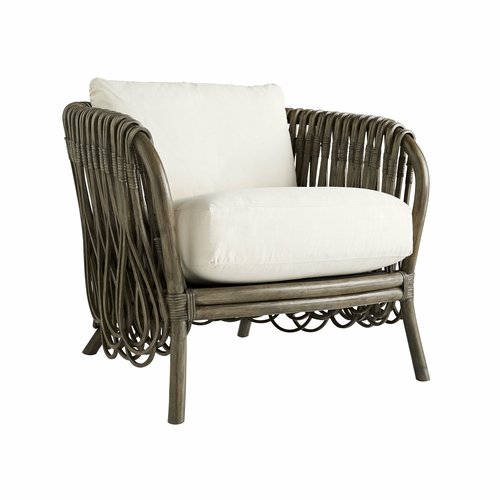 Loop Rattan Lounge Chair – Gray Wash