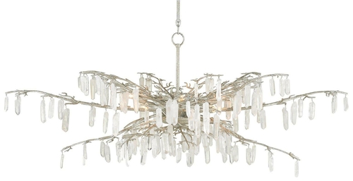 Forest Dawn Silver Crystal Chandelier – Aviva Stanoff Collection