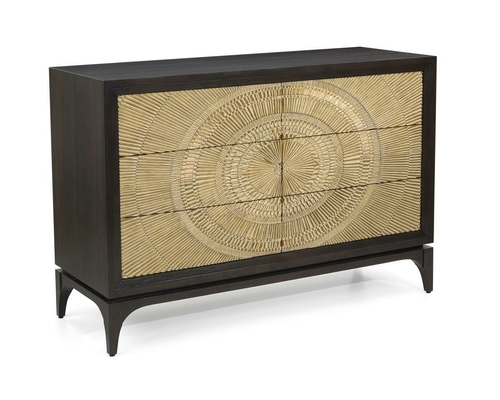 Radiant Chest – Smoked Oak & Dusty Gold
