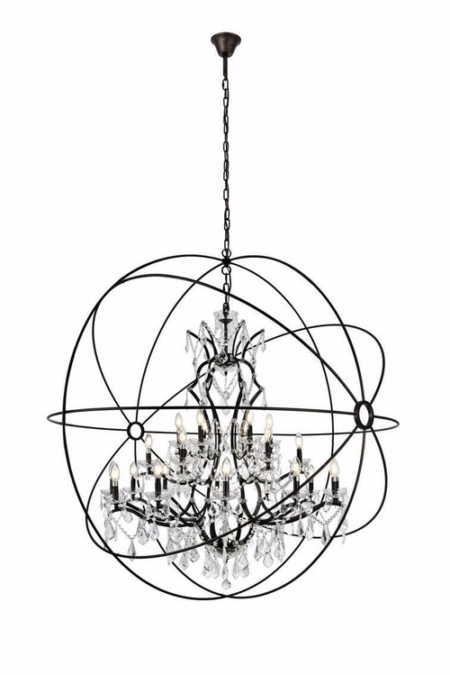 1130 Geneva Collection Pendant lamp Dark Bronze Finish (Royal Cut)