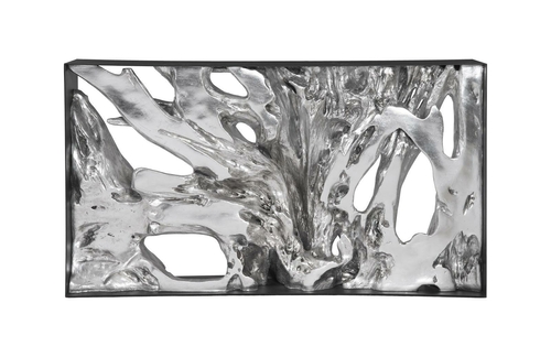 Cast Root Silver Framed Console Table